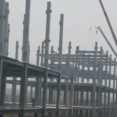 城步長安營鎮變電站鋼結構廠房